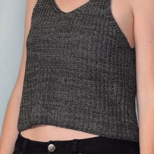 Sweater crop top