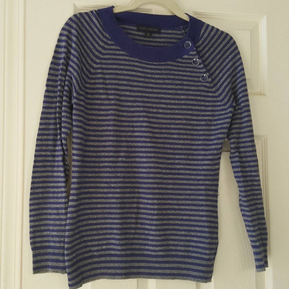 Striped Cashmere Blend Banana Republic Sweater