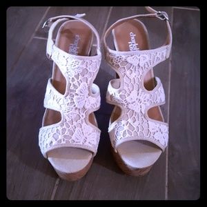 REDUCED: Charlotte Russe Cork Wedges