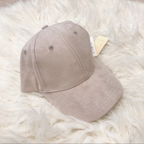 Accessories - Tan Suede Cap