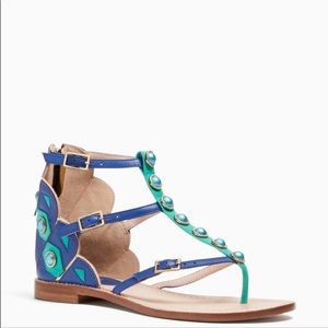 Kate Spade peacock flats