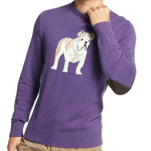 tommy hilfiger bulldog sweater