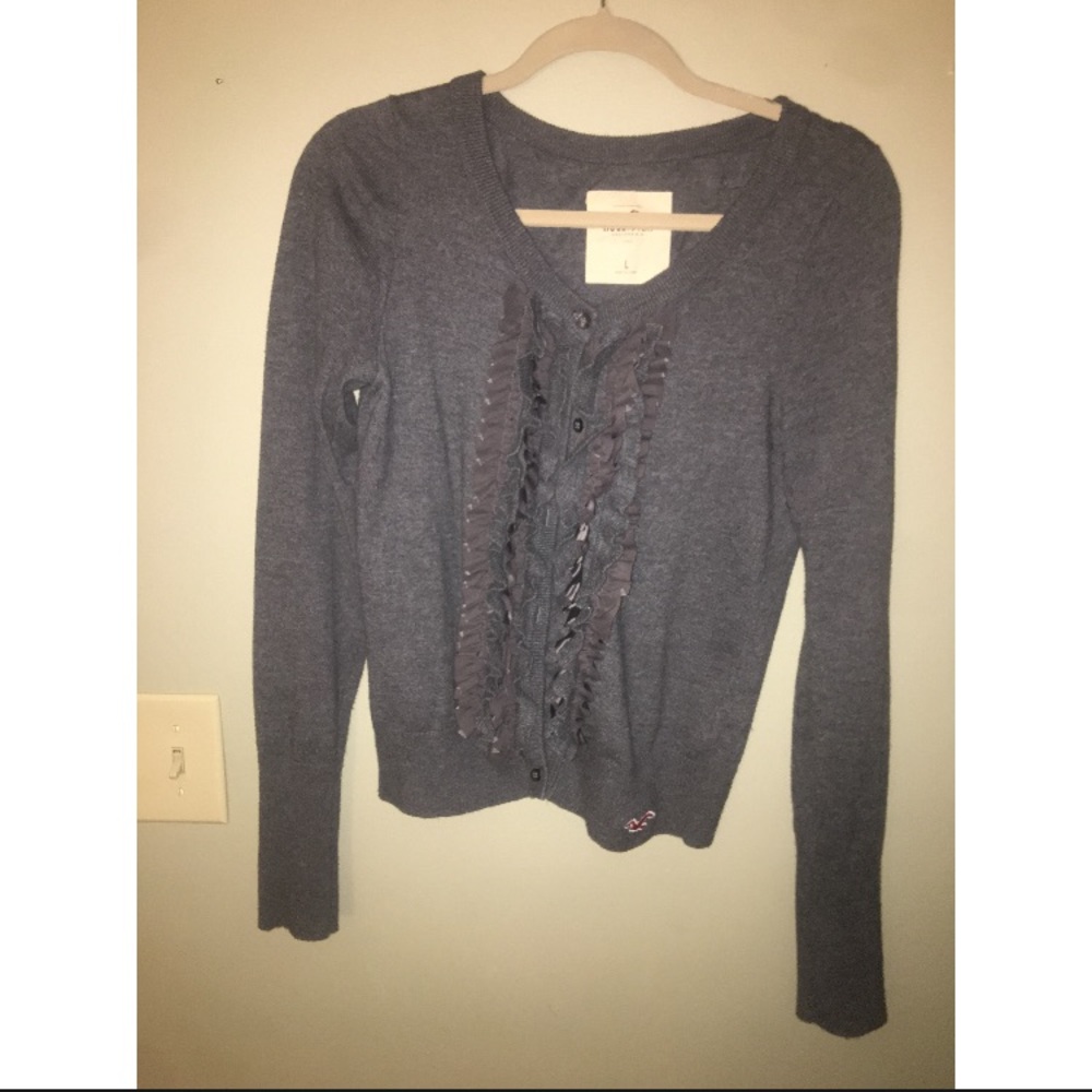 Hollister button sweater