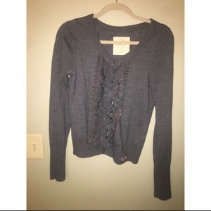 Hollister button sweater
