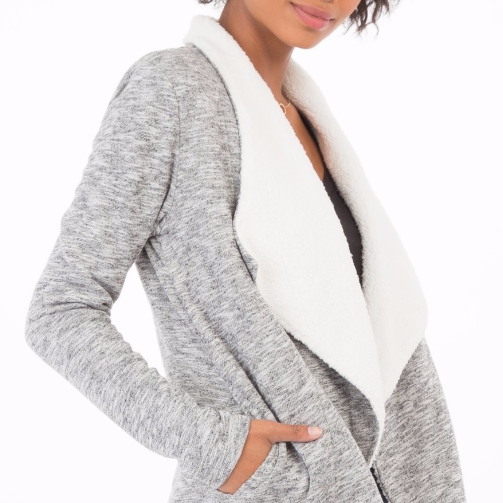 NWT // Z Supply Sherpa Sweater Cardigan - Picture 8 of 8