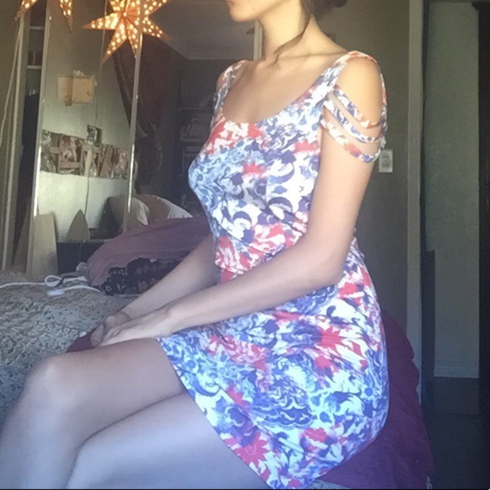 Free People Cage Sleeve Bodycon Dress