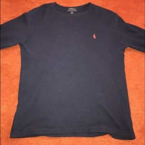 Large Boy's Polo Ralph Lauren Navy Blue LongSleeve