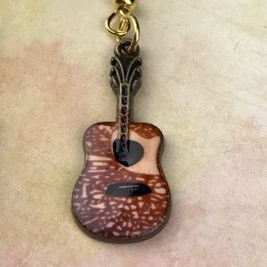 Free With Bundle! Tiny Guitar Earrings