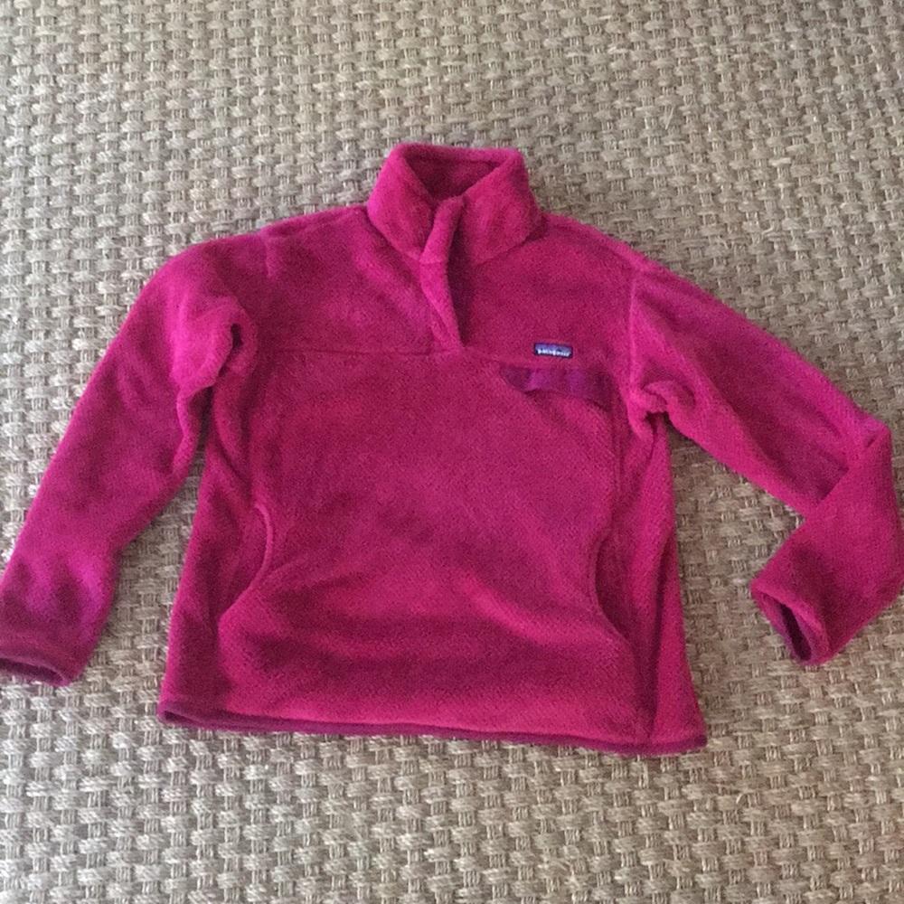 Patagonia Re-Tool Pullover Magenta Like New
