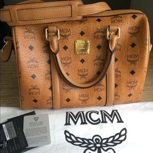 Sold!MCM Munchen Boston Bag