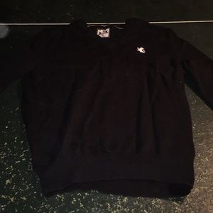 Men's v neck sweater.