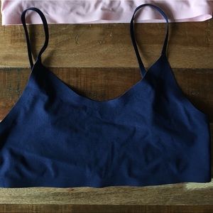 Two Victoria’s Secret Bralettes Pink/Navy Size M
