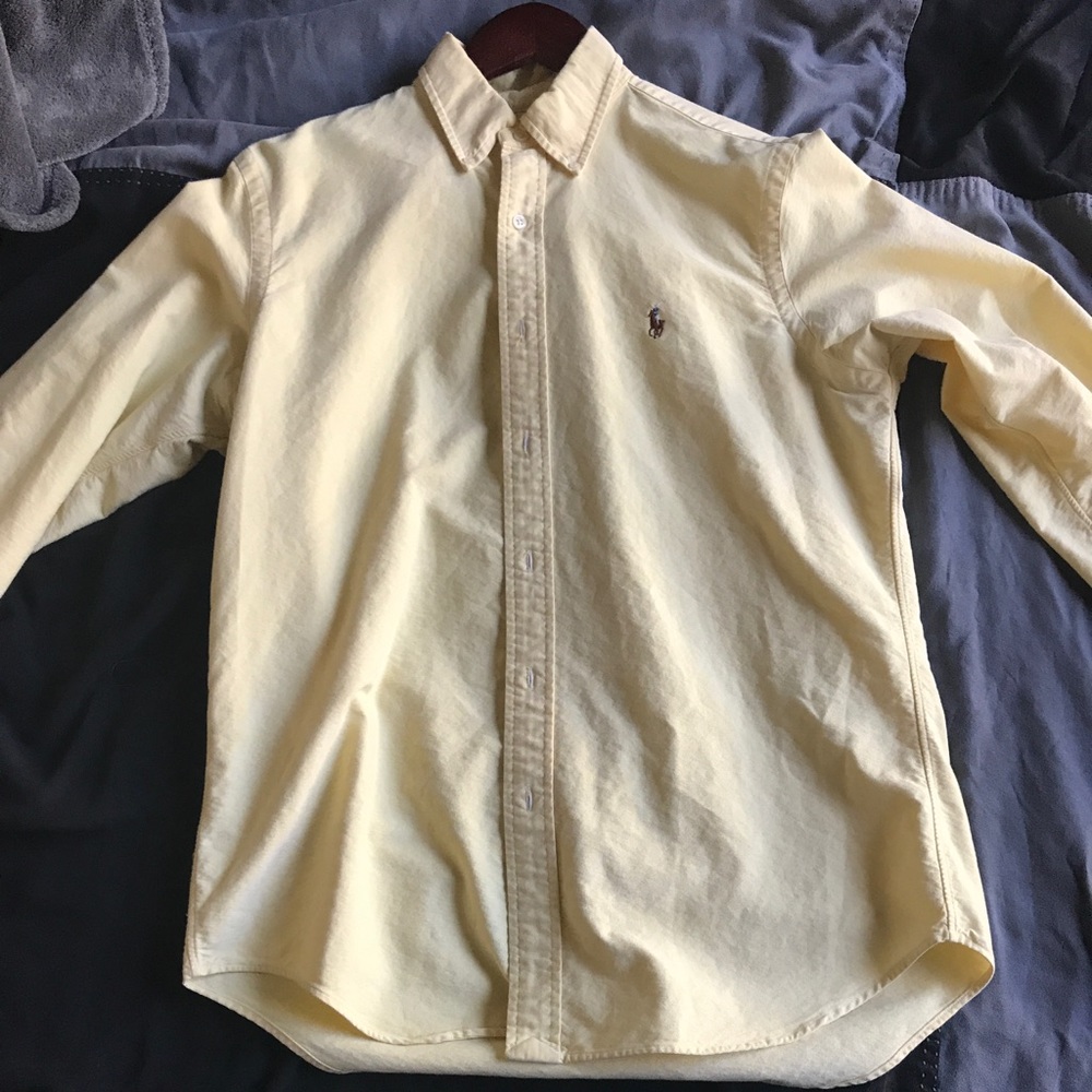 Yellow Polo Ralph Lauren Oxford Button-down