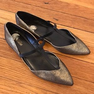 Kate Spade Saturday Gold Flats