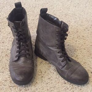 Vintage looking combat boots
