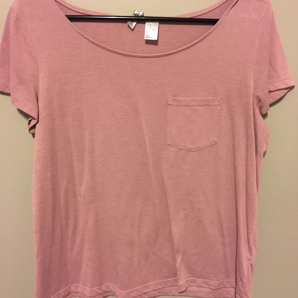 h&m blush t shirt