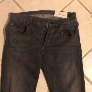 Rag and Bone Dark Gray Skinny Jeans