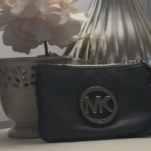 Michael Kors gray wristlet