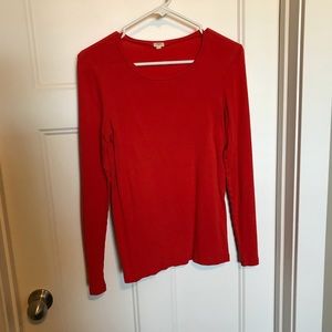 JCrew long sleeve top size L