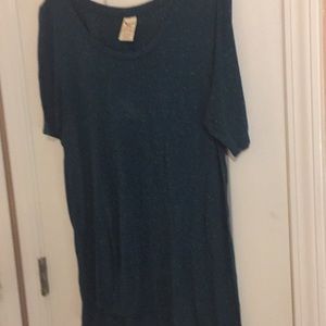 faded Glory teal green  blouse ❤️