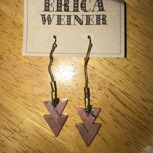 Stone Arrow Earrings