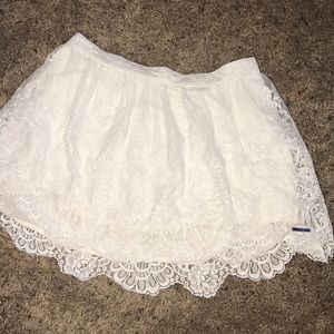 White Lace Skirt