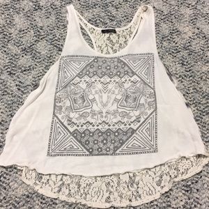 Tribal Elephant tank top