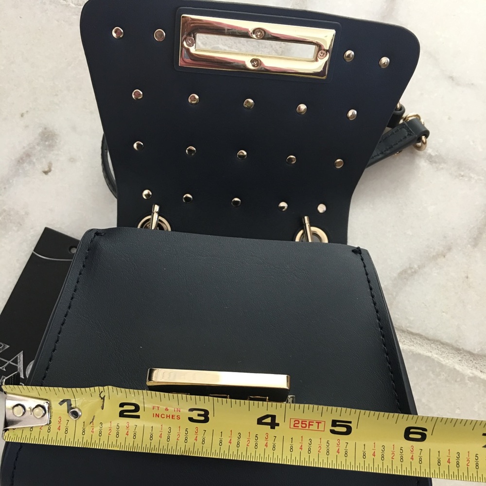 Zac Posen Eartha Iconic Micro Chain Crossbody-Navy - Picture 4 of 7