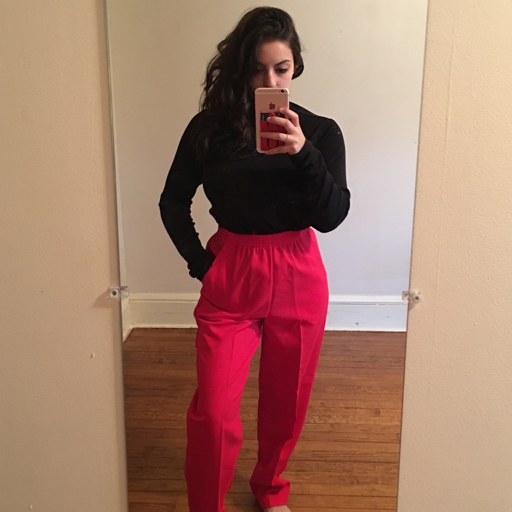 ✨ Vintage Red Trousers ✨