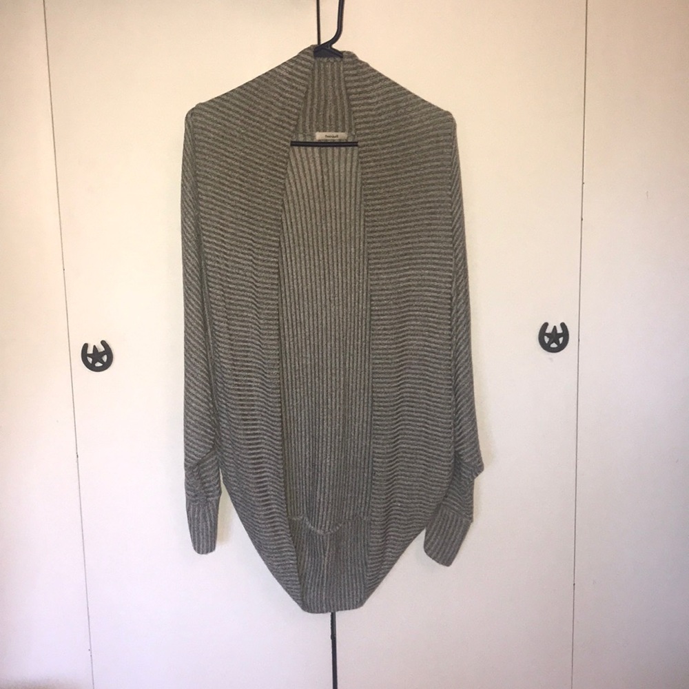 Heather grey cardigan