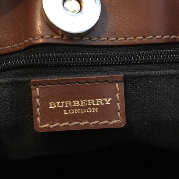 Burberry shoulder bag-Haymarket coated canvas - Picture 4 of 6