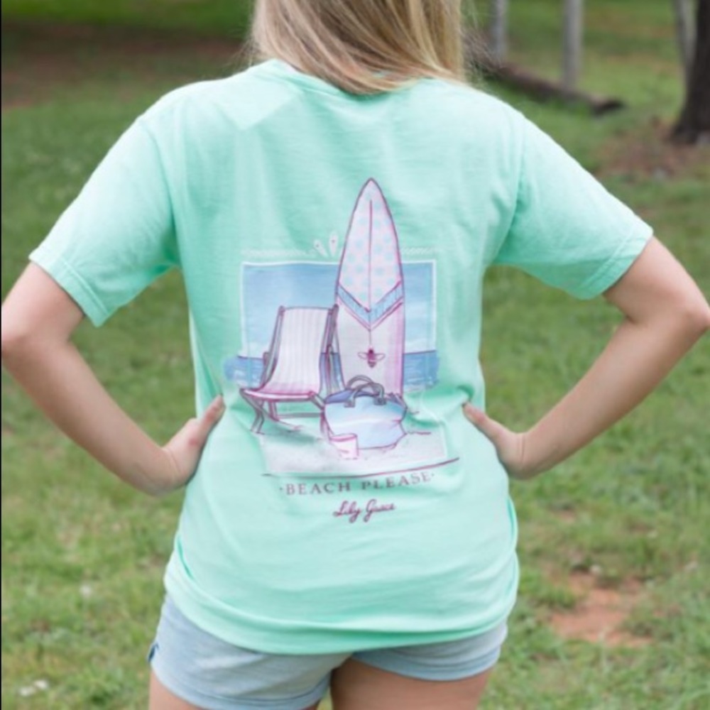 Lily Grace Beach Please T-shirt