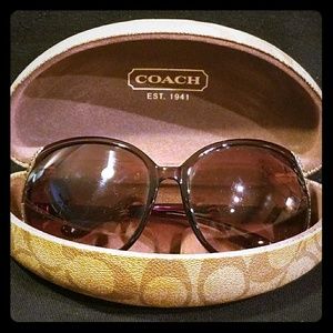 Coach sunglasses with case