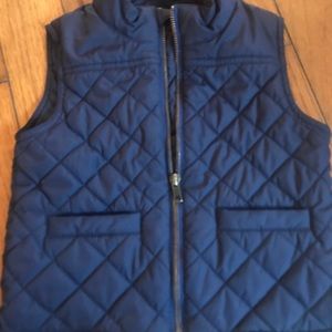 Boys navy blue Crewcuts vest