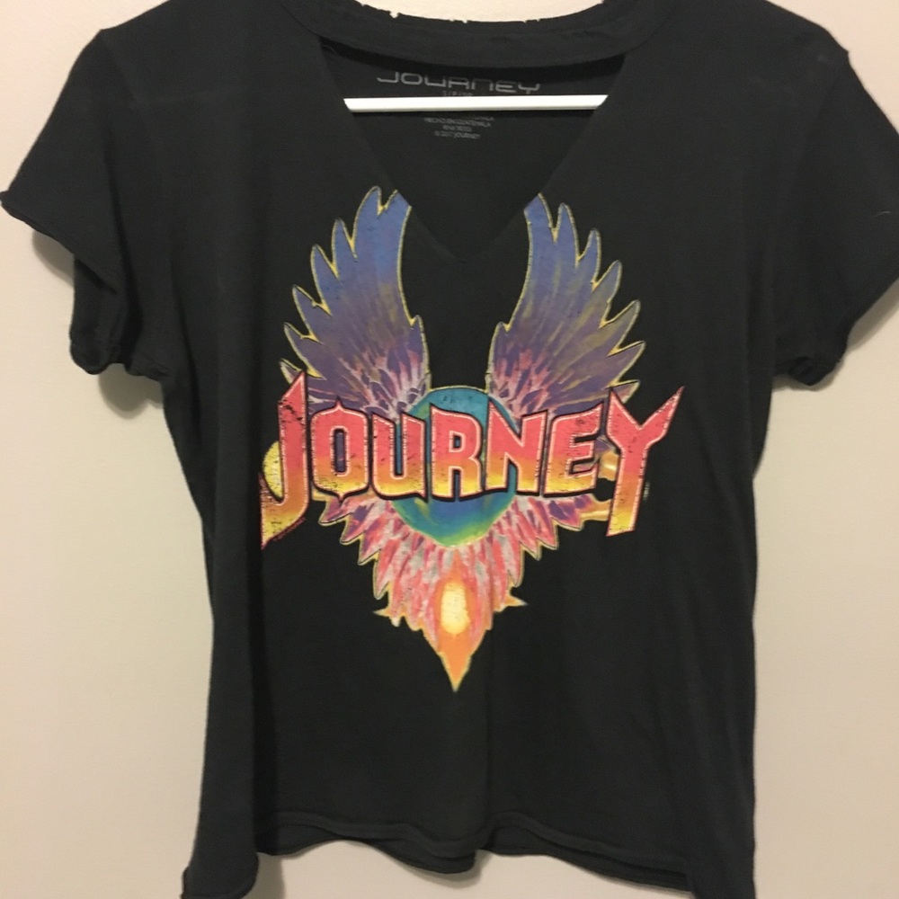 american eagle distressed journey shirt
