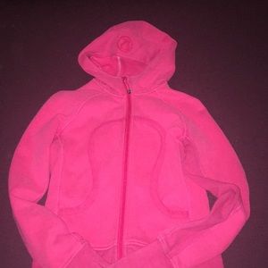 Lululemon Pink Scuba Hoodie Size 6