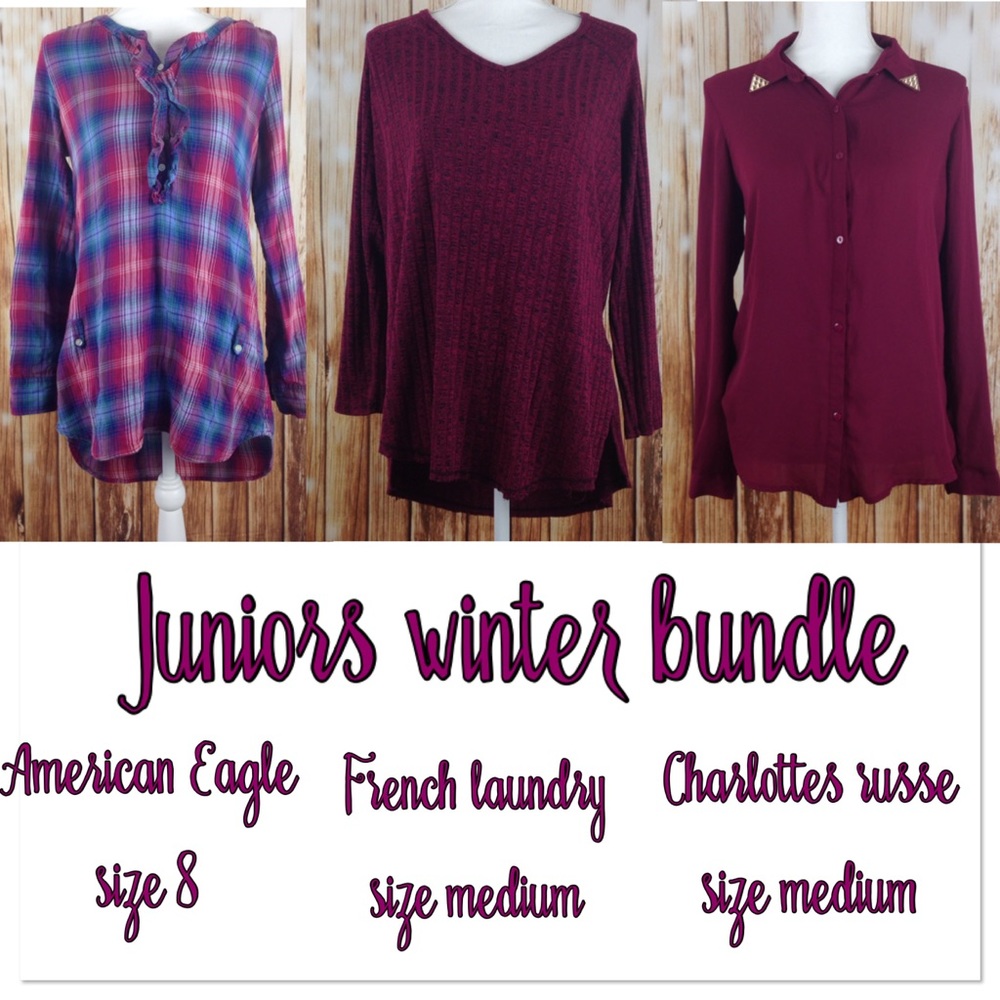JUNIORS MAROON WINTER FALL LOT