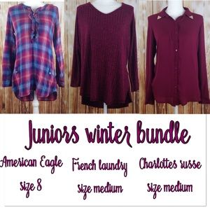 JUNIORS MAROON WINTER FALL LOT