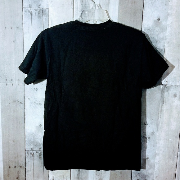 Hurley Black Graphic Short Sleeve Tee 100% Cotton - Picture 4 of 4