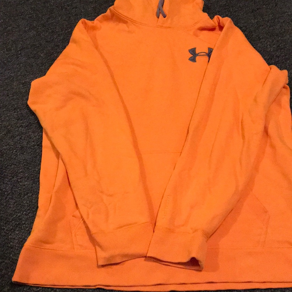 Bright Orange Under Armor Hoodie