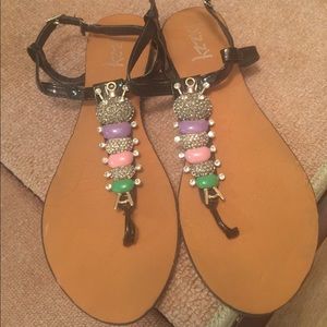 Izzy flat sandals.