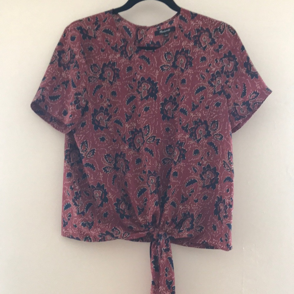 Madewell Button Back shirt