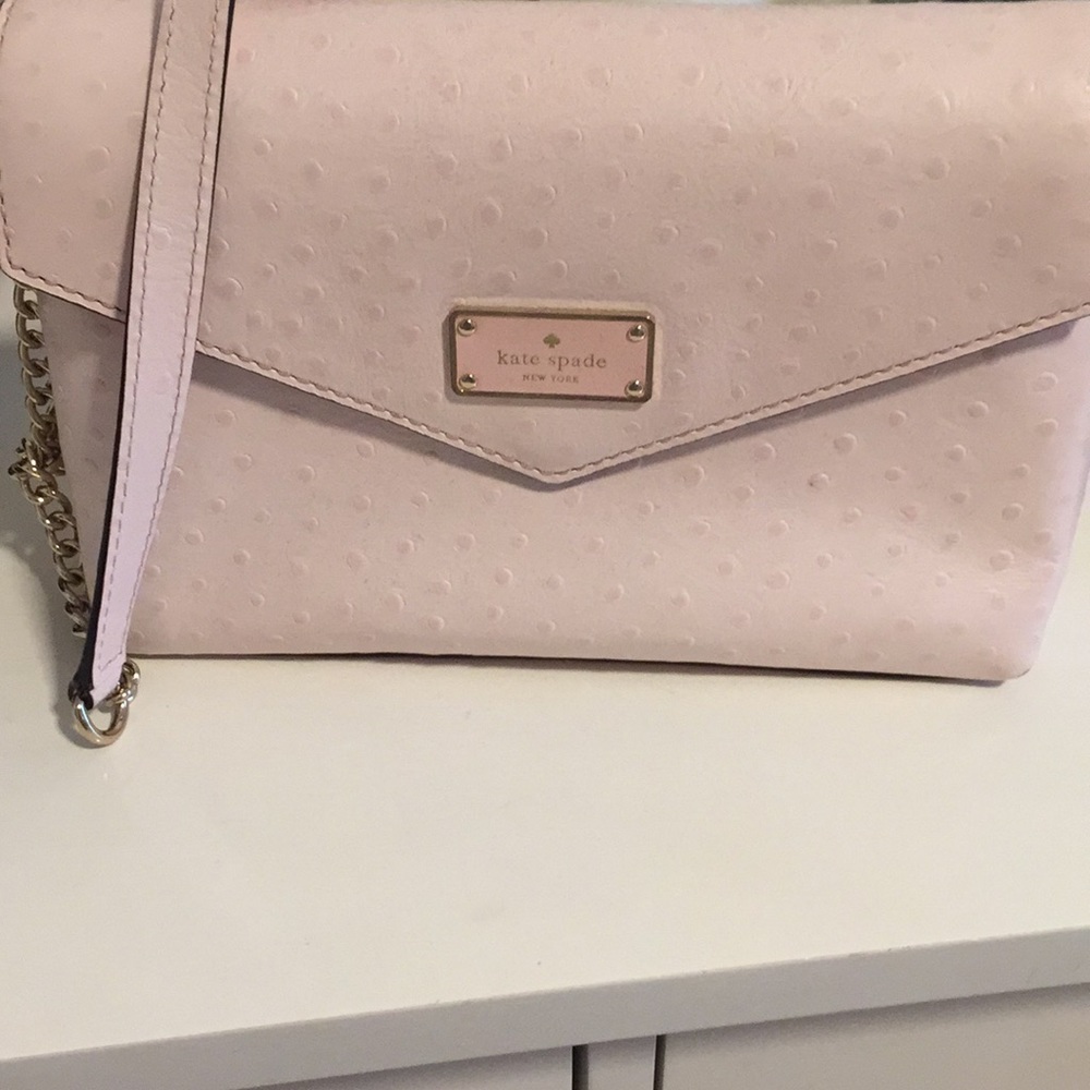 Kate Spade A LA VITA OSTRICH GERI crossbody