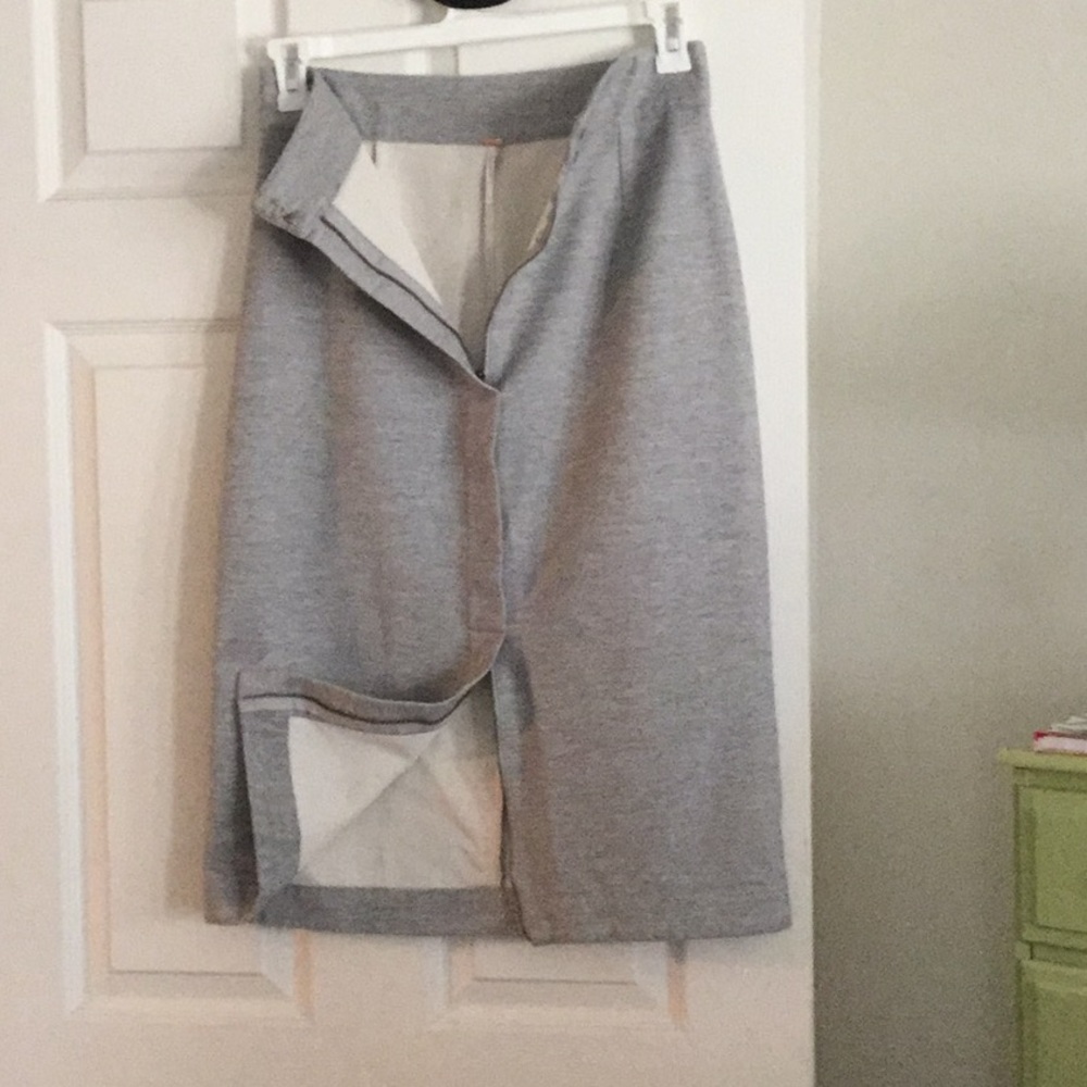 Free People gray pencil skirt