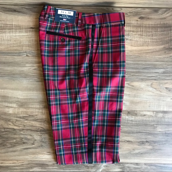 🎄SOLD🎄New Vineyard Vines Tuxedo Stripe Tartan - Picture 4 of 7
