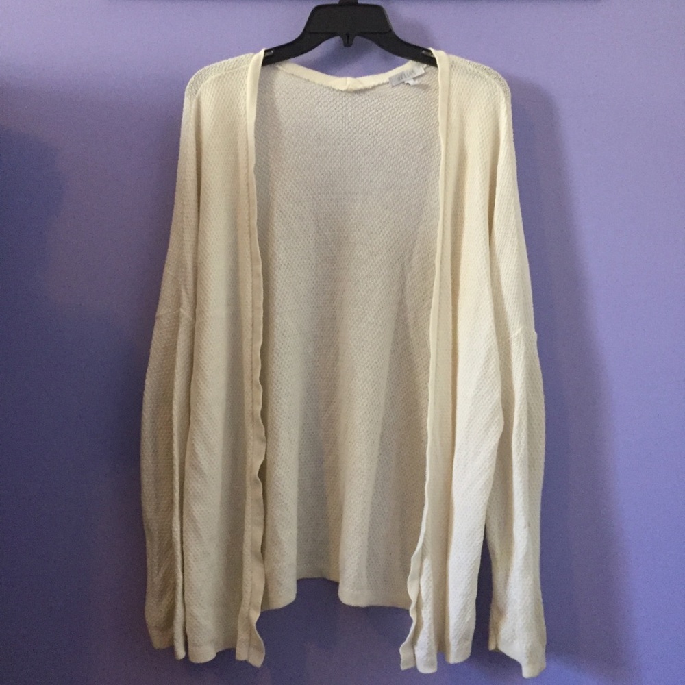 Delia’s Cream Oversized Sweater Cardigan
