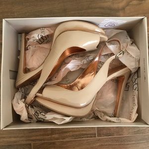 BCBG Generation Nude Slingbacks