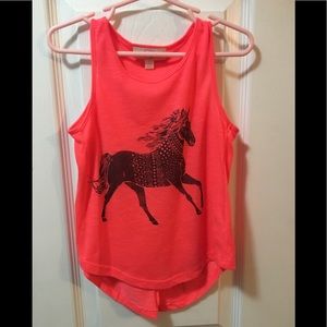 GB girls horse hi-low top