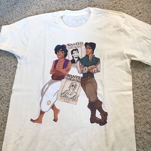 Aladdin and Flynn Rider Tee