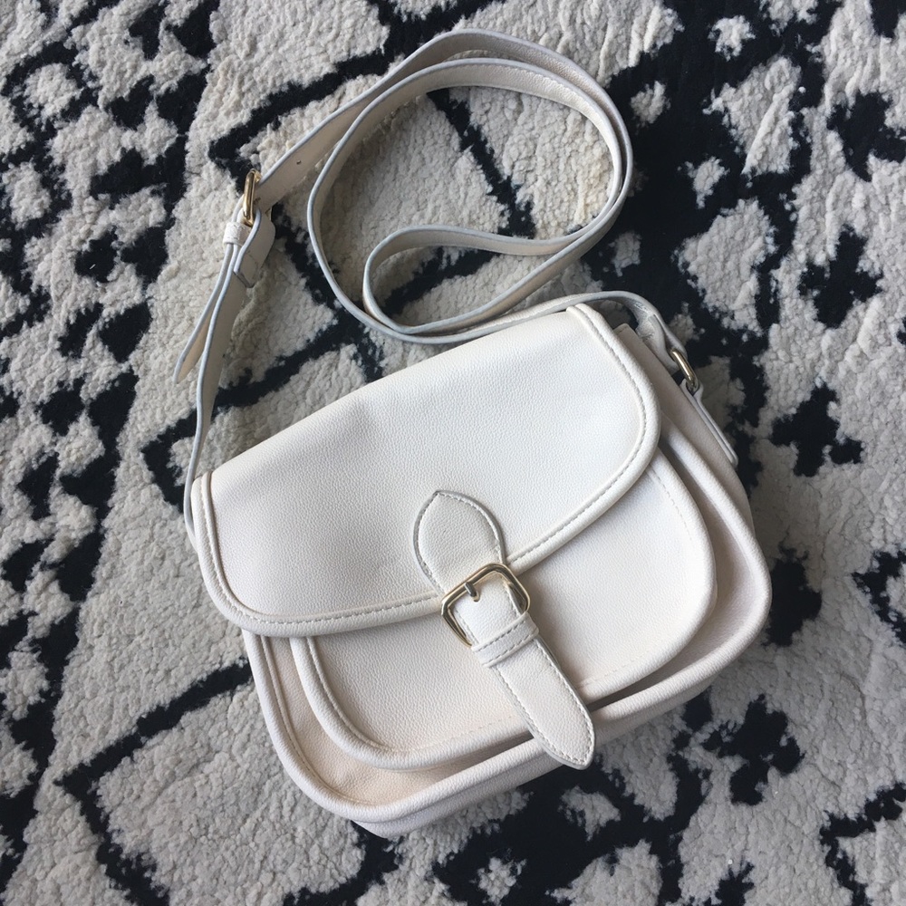 White/cream Forever 21 Crossbody bag